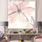 Designart - Pink Shabby Floral II - Shabby Chic Canvas Artwork